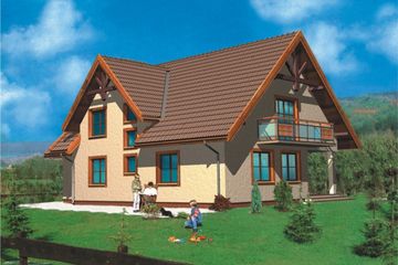  Projekt domu Adria (KRH1005) - projekt domu parterowego z poddaszem - Zdjęcie 2