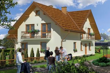  Projekt domu Rivabella Termo (KRH1229) - projekt domu parterowego z poddaszem - Zdjęcie 2