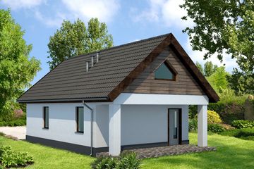  Projekt garażu G36 (WRB1451) - projekt garażu parterowego - Zdjęcie 2