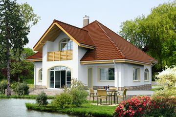  Projekt domu Florencja III DCP210b (WOB1132) - projekt domu parterowego z poddaszem - Zdjęcie 2