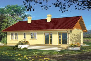  Projekt domu Koori (WRH1071) - projekt domu parterowego - Zdjęcie 2