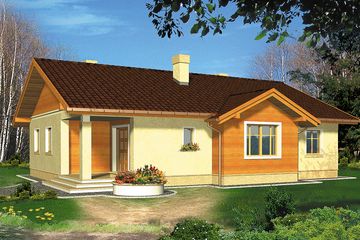  Projekt domu Octans (WRH1074) - projekt domu parterowego - Zdjęcie 2