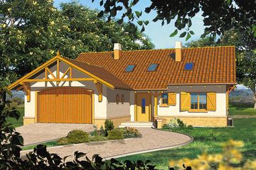  Projekt domu Apollo II (WRH1078) - projekt domu parterowego - Zdjęcie 2