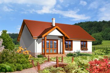  Projekt domu Toledo LMB27 (WRB1151) - projekt domu parterowego - Zdjęcie 2