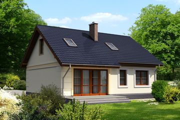  Projekt domu Tuluza LMB31 (WRB1152) - projekt domu parterowego - Zdjęcie 2