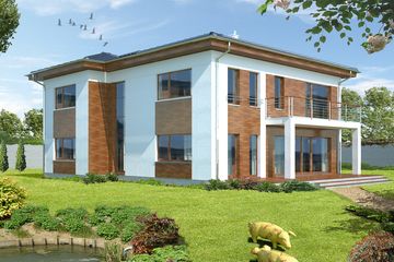 Projekt domu Brisbane DCP262 - z pełnym piętrem dom o powierzchni 248,45 m², dach kopertowy - ujęcie 2
