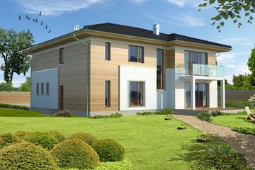 Projekt domu Canberra DCP265 - z pełnym piętrem dom o powierzchni 213,08 m², dach kopertowy - ujęcie 2