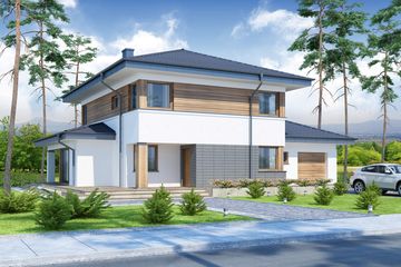  Projekt domu Telmun (WRW1149) - projekt domu z pełnym piętrem - Zdjęcie 2