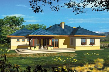 Projekt domu Cefeusz IIa + (WRH1088) - projekt domu parterowego z poddaszem - Zdjęcie 2
