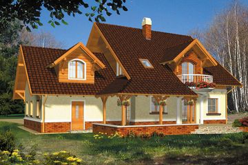  Projekt domu Dorado II (WRH1091) - projekt domu parterowego z poddaszem - Zdjęcie 2