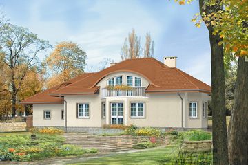  Projekt domu Aria 3 (BSA1332) - projekt domu parterowego z poddaszem - Zdjęcie 2