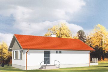  Projekt domu Rosa (KSA1280) - projekt domu parterowego - Zdjęcie 2