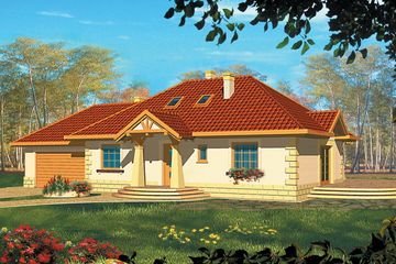  Projekt domu Lira II Plus (WRH1126) - projekt domu parterowego - Zdjęcie 2