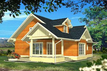  Projekt domu Nadir I (WRH1131) - projekt domu parterowego z poddaszem - Zdjęcie 2