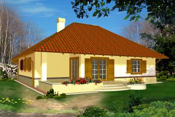  Projekt domu Pulsar I (WRH1145) - projekt domu parterowego - Zdjęcie 2