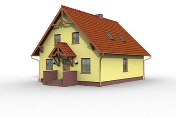  Projekt domu Acapulco (SLN1033) - projekt domu parterowego z poddaszem - Zdjęcie 2