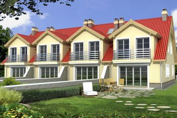  Projekt domu Hubert 1 - segment lewy (WRD1275) - projekt domu parterowego z poddaszem - Zdjęcie 2