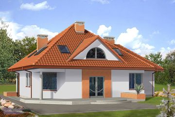  Projekt domu Pinokio II (BSB1016) - projekt domu parterowego z poddaszem - Zdjęcie 2