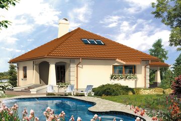  Projekt domu Beta (BSA1202) - projekt domu parterowego - Zdjęcie 2