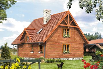  Projekt domu Manta dr-S (BSA1207) - projekt domu parterowego z poddaszem - Zdjęcie 2