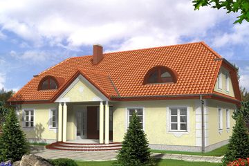  Projekt domu Merlin (BSB1004) - projekt domu parterowego z poddaszem - Zdjęcie 2