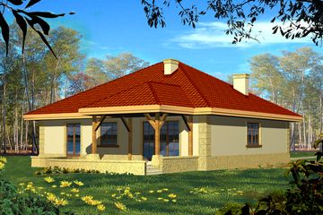  Projekt domu Plejada 2G (WRH1045) - projekt domu parterowego - Zdjęcie 2