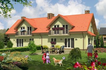  Projekt domu Cassano II (KRH1202) - projekt domu parterowego z poddaszem - Zdjęcie 2