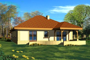  Projekt domu Plejada (WRH1024) - projekt domu parterowego - Zdjęcie 2