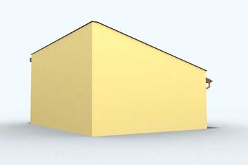  Projekt garażu G132 garaż trzystanowiskowy (SLN1229) - projekt garażu parterowego - Zdjęcie 4