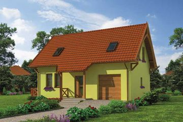  Projekt domu Katania (SLN1262) - projekt domu parterowego z poddaszem - Zdjęcie 1