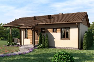  Projekt domu D181 - Celina (WAI1140) - projekt domu parterowego - Zdjęcie 1