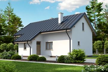  Projekt budynku gospodarczego Projekt G-15 (KRH1288) - projekt budynku parterowego - Zdjęcie 1