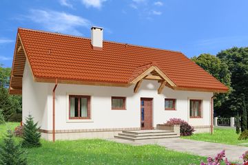  Projekt domu Luana (WOE1009) - projekt domu parterowego - Zdjęcie 1