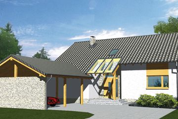  Projekt domu A09 (WRI1005) - projekt domu parterowego z poddaszem - Zdjęcie 1