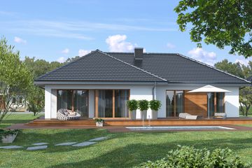  Projekt domu Elida (WRW1075) - projekt domu parterowego - Zdjęcie 1