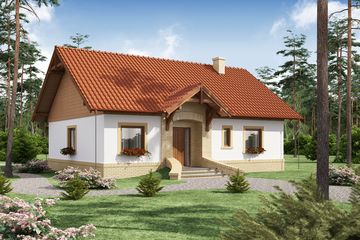  Projekt domu Elian 3 (WRW1126) - projekt domu parterowego - Zdjęcie 1