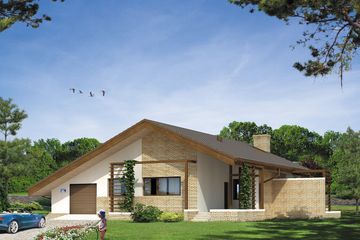  Projekt domu Lara 2 (BSA1427) - projekt domu parterowego - Zdjęcie 1