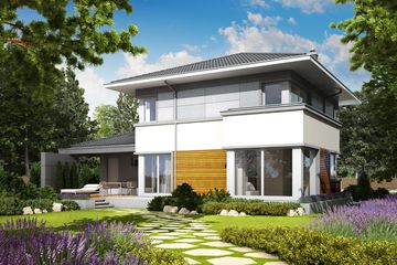  Projekt domu Rodrigo II G1 (WRC2265) - projekt domu z pełnym piętrem - Zdjęcie 1