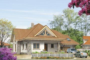  Projekt domu Vega 2 (BSA1445) - projekt domu parterowego z poddaszem - Zdjęcie 1