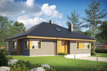  Projekt domu Flo (WRC2425) - projekt domu parterowego - Zdjęcie 1