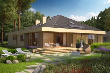  Projekt domu Gilbert G2 (WRC2282) - projekt domu parterowego - Zdjęcie 1