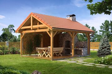  Projekt altany Altanka 3 (BSA1657) - projekt altany parterowego - Zdjęcie 1