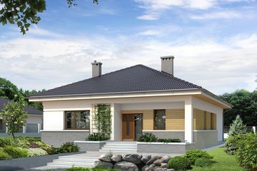  Projekt domu As 2 (BSA1662) - projekt domu parterowego - Zdjęcie 1