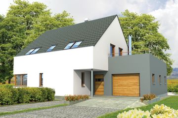  Projekt domu Igor G1 (WRC1759) - projekt domu parterowego z poddaszem - Zdjęcie 1