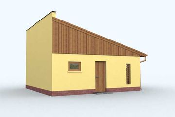  Projekt budynku gospodarczego G114 budynek gospodarczy (SLN1207) - projekt budynku parterowego - Zdjęcie 1