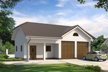  Projekt garażu G16 (BSA1670) - projekt garażu parterowego - Zdjęcie 1