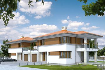  Projekt domu Gemini (BSA1671) - projekt domu z pełnym piętrem - Zdjęcie 1
