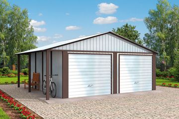  Projekt budynku gospodarczego GB23 projekt budynku gospodarczego (SLN2135) - projekt budynku parterowego - Zdjęcie 1