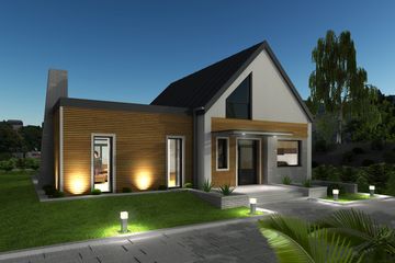  Projekt domu Tytus bez garażu [B] (WRF1417) - projekt domu parterowego z poddaszem - Zdjęcie 1