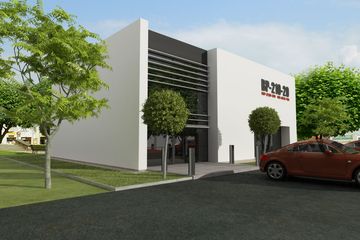  Projekt budynku usługowego PS-BP-210-20 (SLR1053) - projekt budynku z pełnym piętrem - Zdjęcie 1